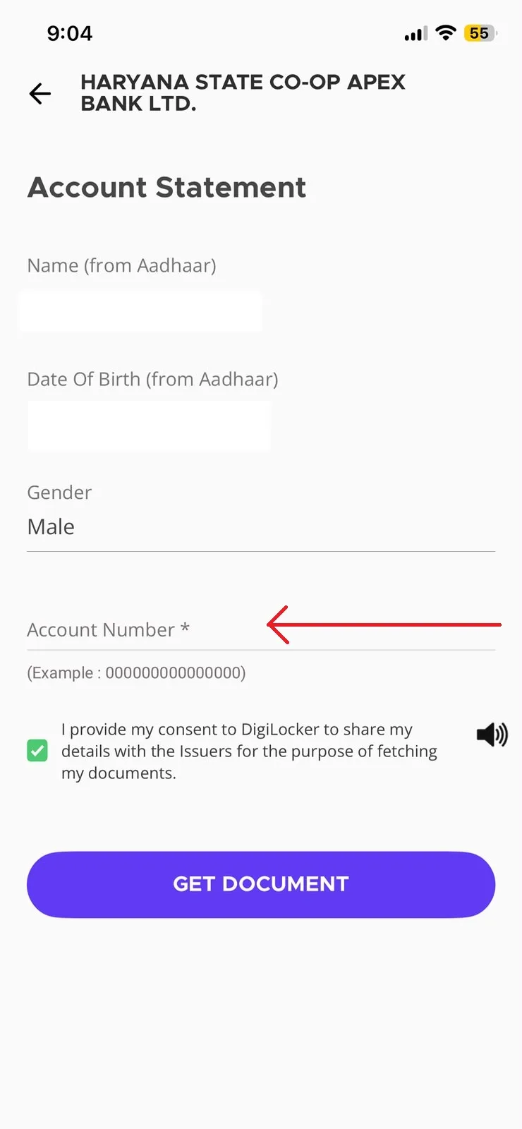 Enter Details